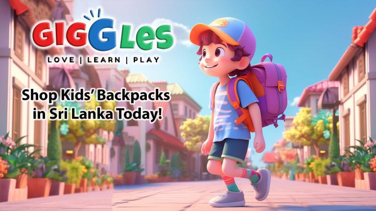 Giggles Shop Kids’ Backpacks in Sri Lanka Today!