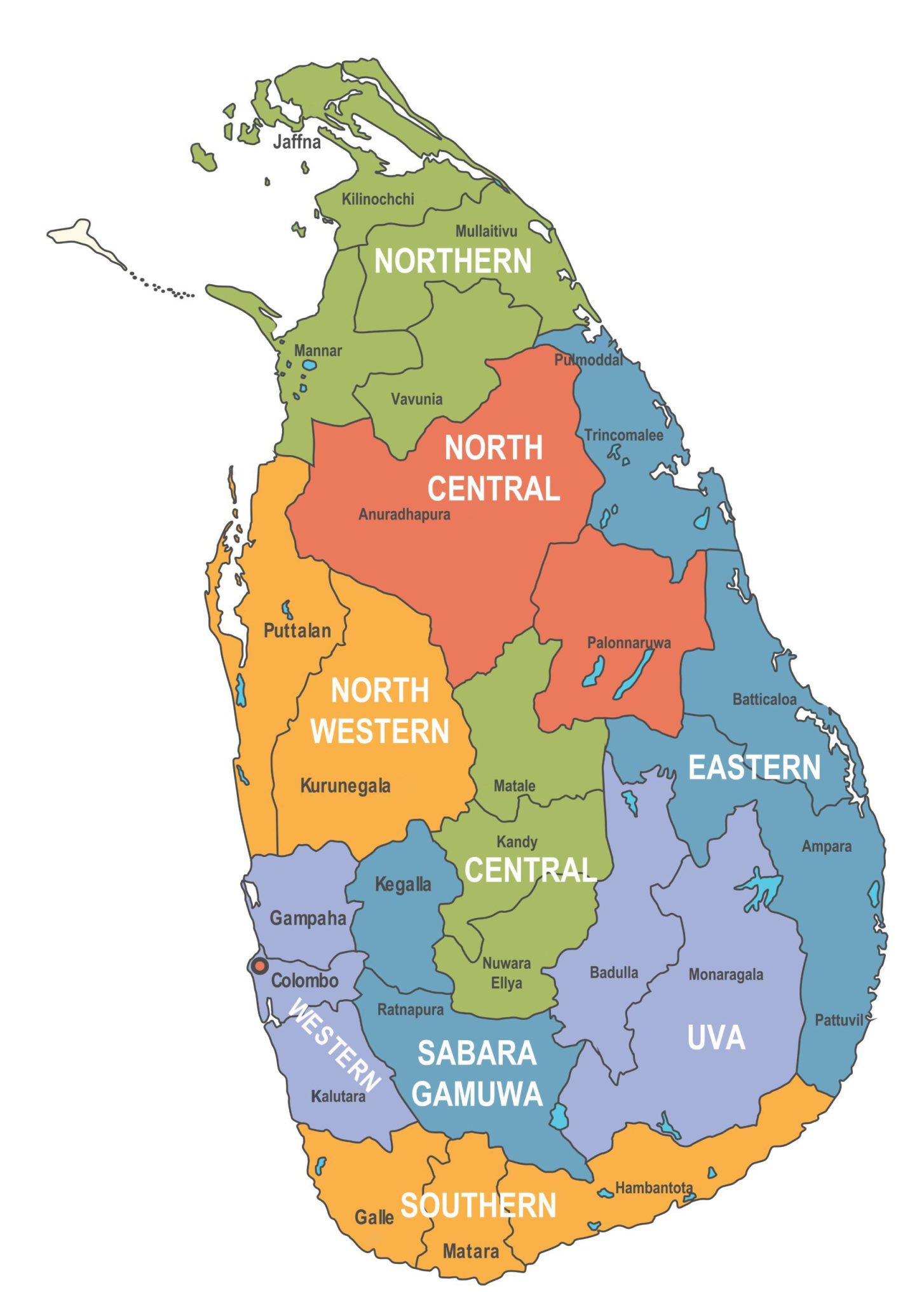 Sri Lanka Map