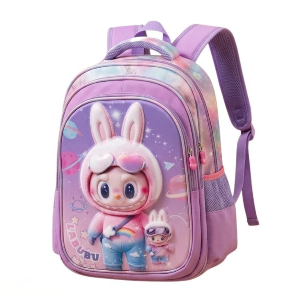 3 3D Kids School Labubu Backpack